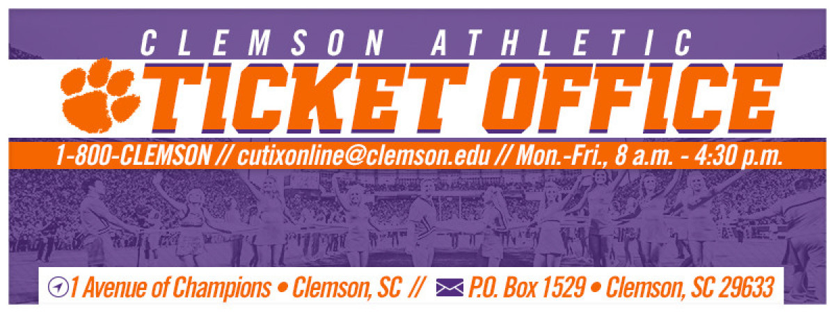 Clemson Athletic Ticket Office Clemson Tigers Official