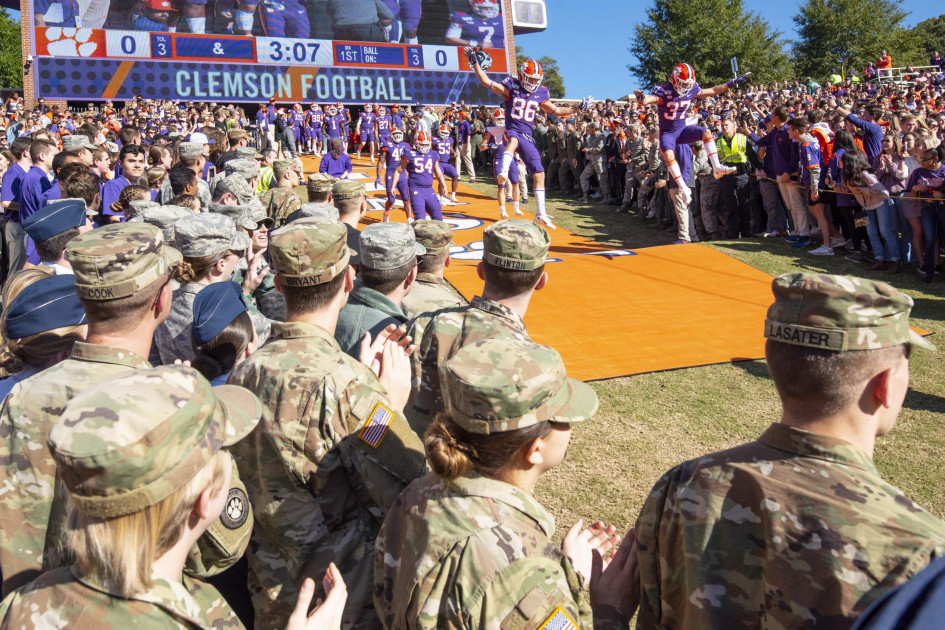 Military Appreciation Day Recap Pick Your Favorite Moments Below Clemson Tigers Official Athletics Site