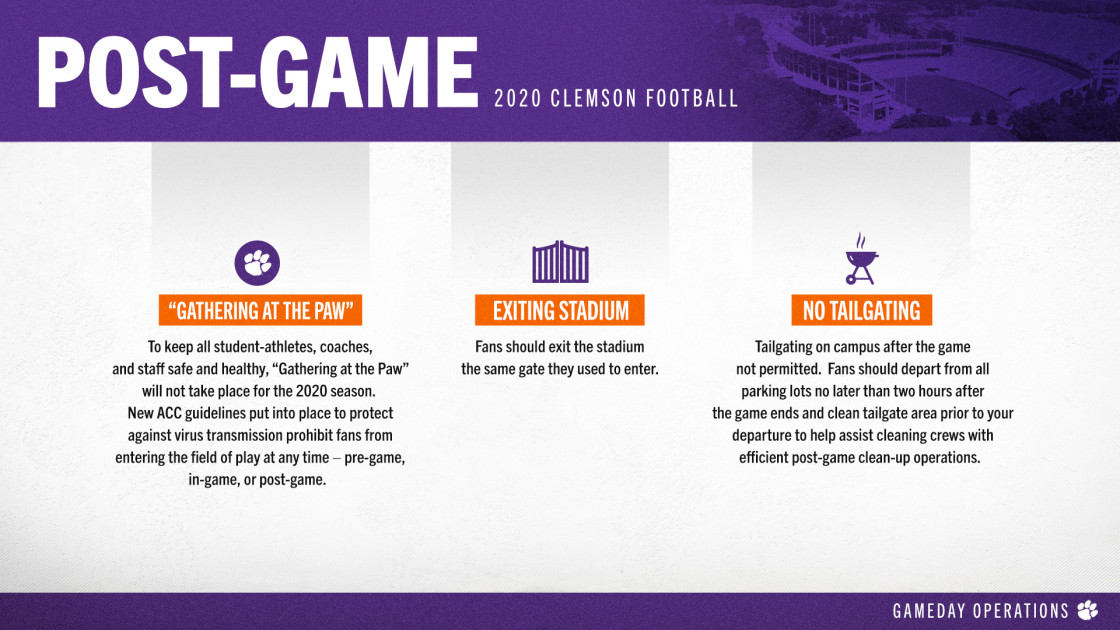 Updated 2020 Football Schedule Announced – Clemson Tigers Official  Athletics Site