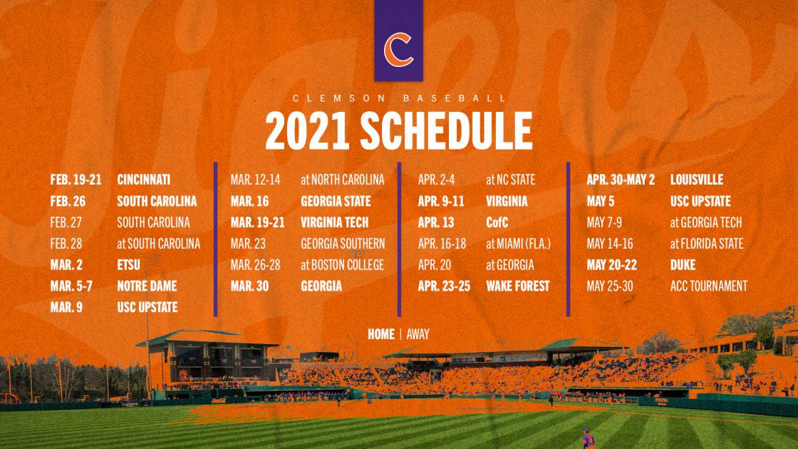 2021 Schedule Announced – Clemson Tigers Official Athletics Site