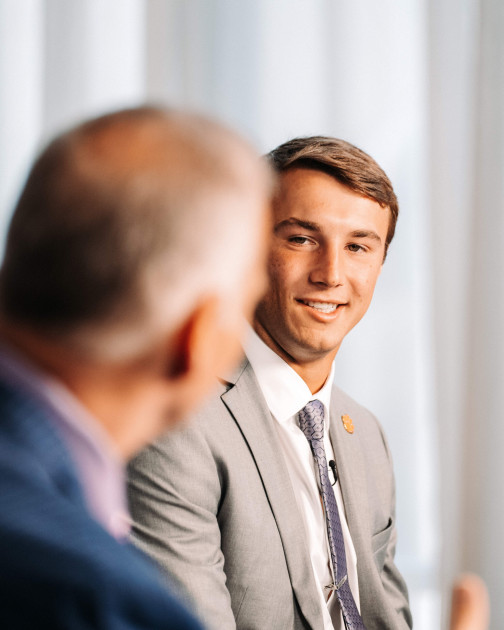 Cade Klubnik in Clemson uniform