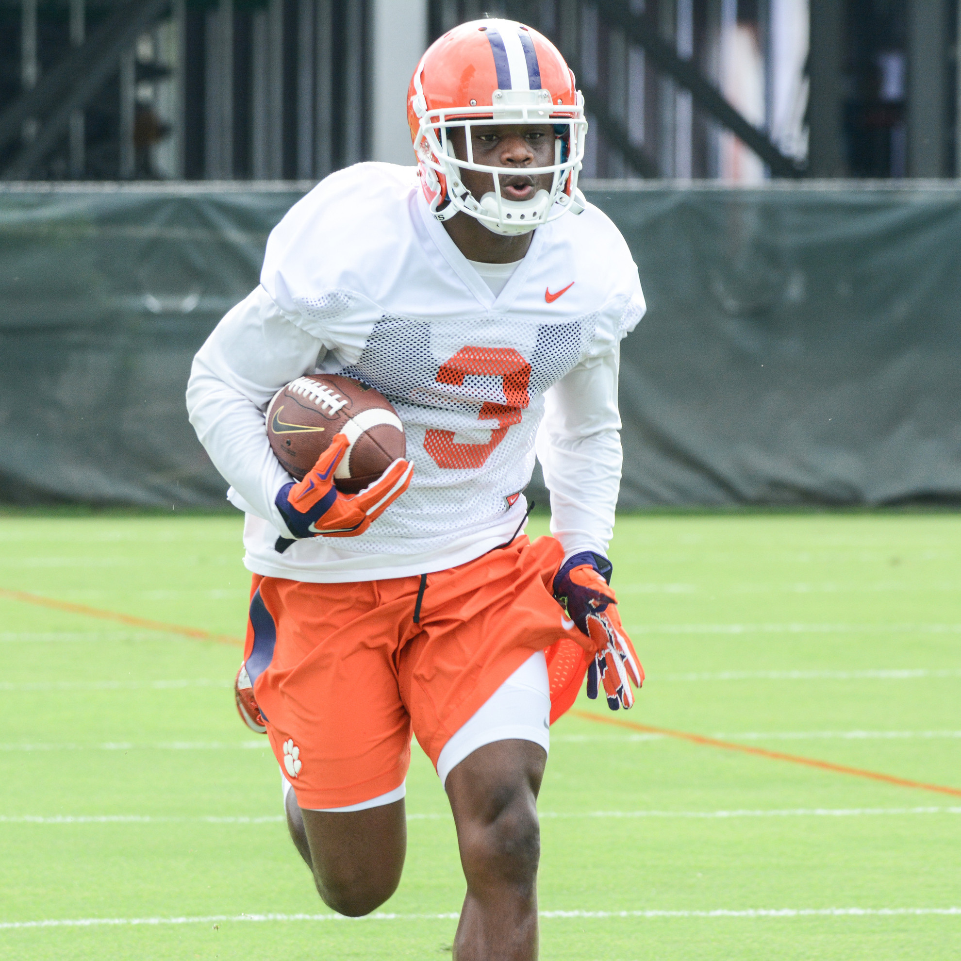 Mat Riggs Clemson Tigers Hold Second Practice - Clemson University Athletics