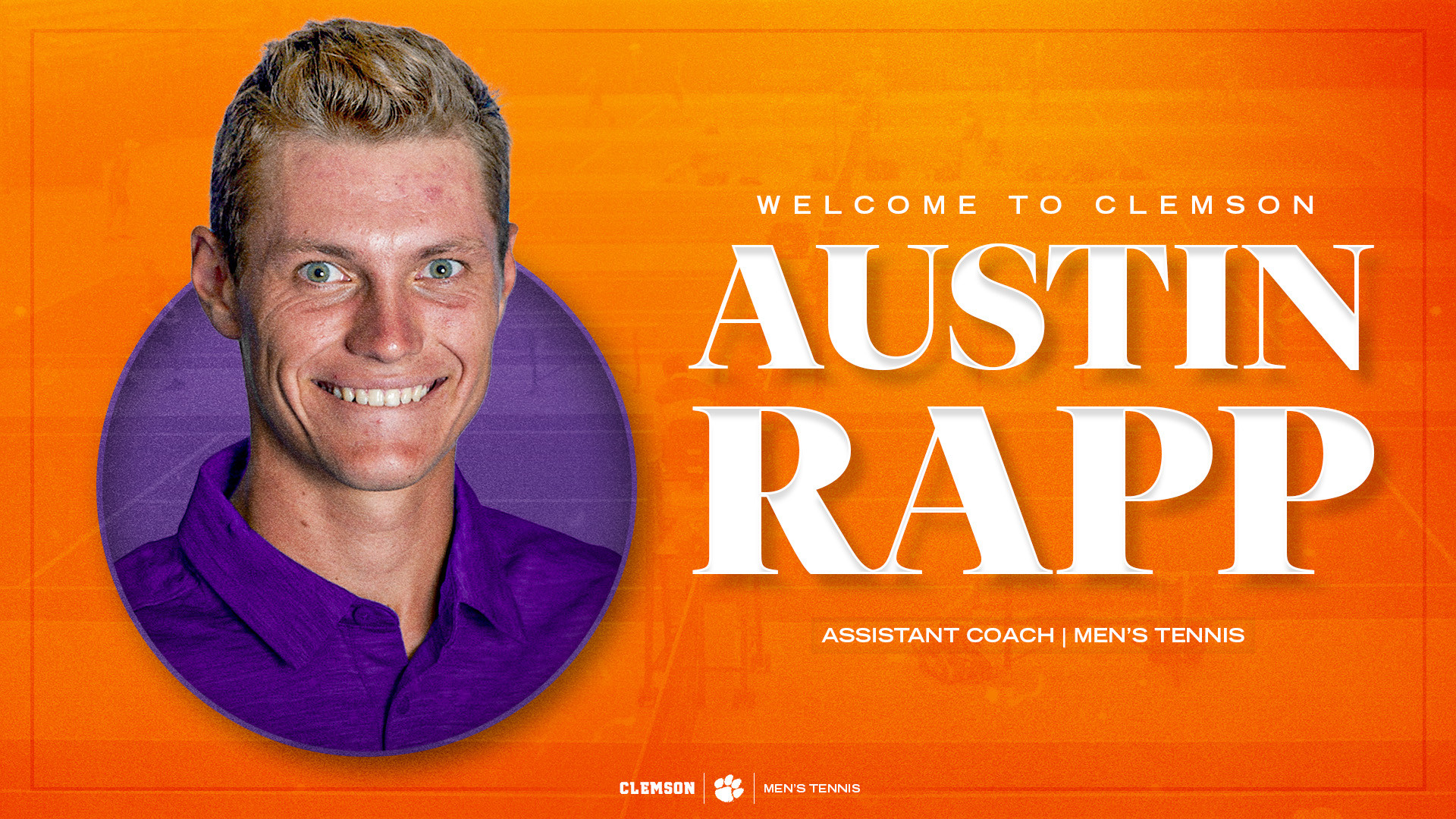 Austin Rapp Oregon Austin Rapp Named Assistant Coach - Clemson University Athletics