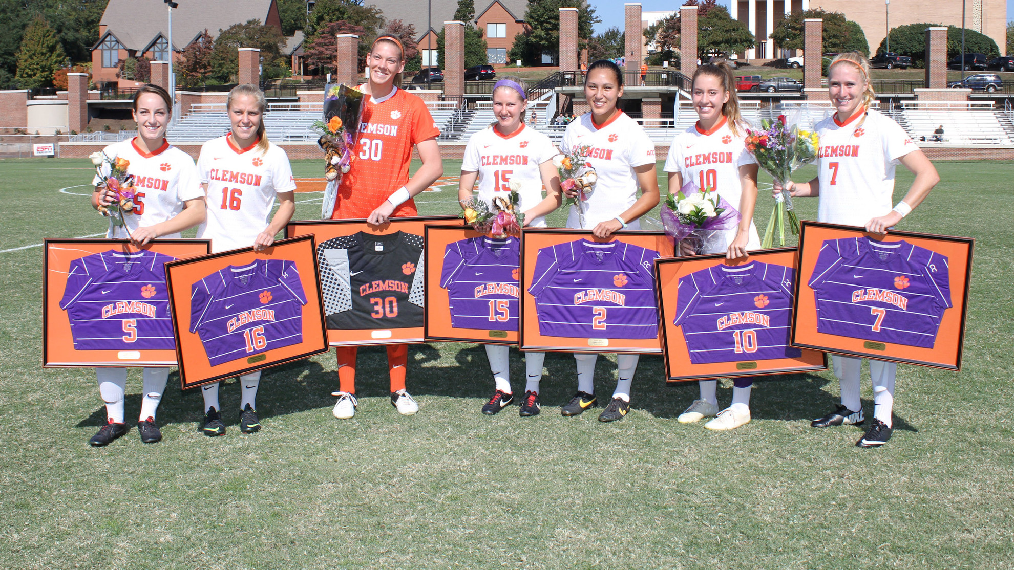 Mat Riggs Clemson Tigers Fall to #12 Notre Dame Sunday Afternoon at Historic Riggs Field ...