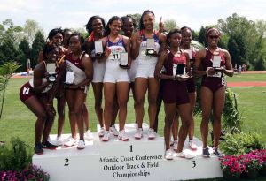 4x100m Relay Team - Michaylin Golladay, Stormy Kendrick, Kristine Scott and Jasmine Edgerson
