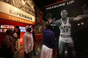 The Tigers visited the College Basketball Experience on Tuesday afternoon in Kansas City.