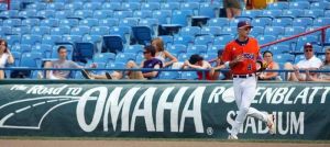 The Tigers practiced at Rosenblatt Stadium on Friday afternoon.