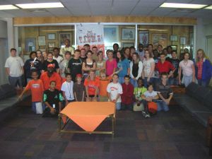 Students from five area middle schools visited Clemson on September 22 and 23 to kick off the Solid Orange Squad's Tiger Talk! program for the 2009-10 school year.