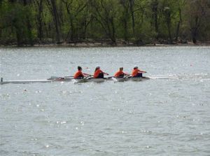 varsity four at George Washington Invitational