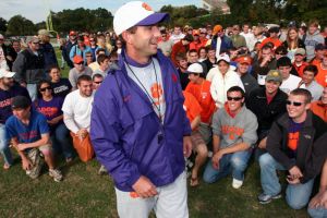 Football Practice With Auburn Students