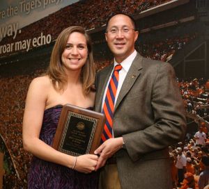 Head Coach Chris Ip and MVP Michelle Parkhurst