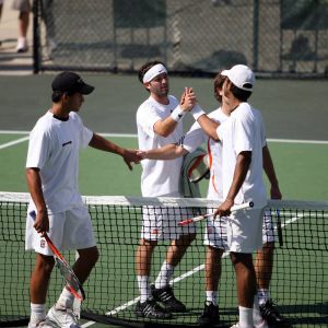 Coach Chuck Kriese's final home match - Photos courtesy of Mark Crammer