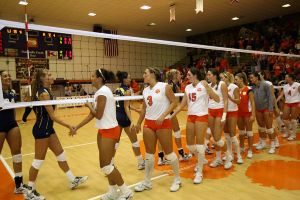 post game hand shake team