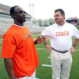 Brian Dawkins and Jeff Bostic
