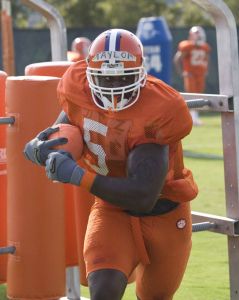 The Clemson football team held its fourth day of preseason practice on Friday, August 7.