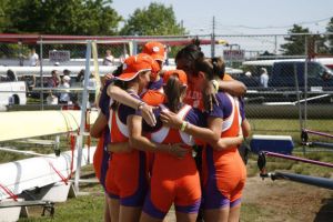 The Tigers' Varsity 4+ won the NCAA title on Sunday morning at the 2009 NCAA Rowing Championships in Cherry Hill, NJ, capturing Clemson's first-ever national title in rowing. Clemson finished 12th as a team at the national championships.