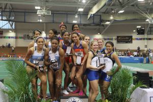 Nia Fluker, Keni Harrison, Stormy Kendrick, Marlena Wesh, 4x400 relay