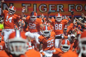 team running down the hill