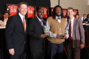 Vickery Hall Academic Award - C.J. Spiller and Brandon Maye