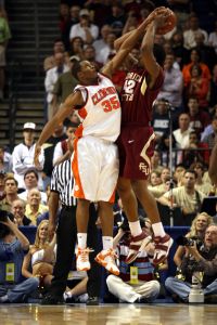 Florida State 67, Clemson 66#$%^ACC Tournament Game One 3-8-07#$%^Photos courtesy of Mark Crammer and The Orange & White