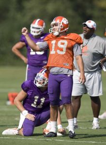 The Tiger football team held its 19th day of practice on Wednesday, August 26.
