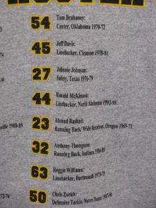 Jeff Davis attended the College Football Hall of Fame Enshrinement Ceremony in South Bend, IN July 17-19.