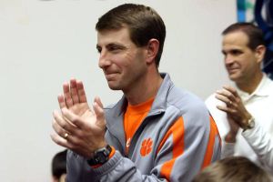 dabo swinney at cj spiller announcement press conference 011509