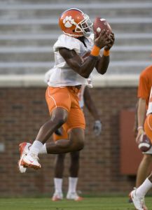 These pictures were taken at the second of two Tiger practices on Monday, August 17.