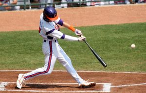 Sophomore Steve Wilkerson hit his first career home run in the first inning against Georgia Tech on Saturday.