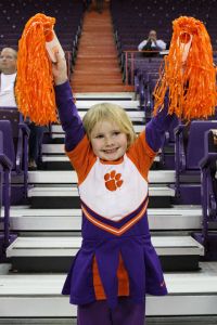 young fan cheer