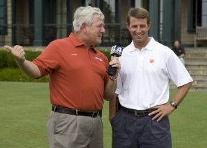 Head Coach Dabo Swinney held his first annual media golf outing at the Reserve at Lake Keowee on Tuesday, July 21.