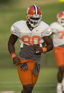 These pictures were taken at the second of two Tiger practices on Monday, August 17.