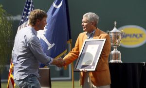 Clemson University honored 2009 US Open Champion, former Tiger Lucas Glover at a celebration at Fluor Field in Greenville, SC on Sunday, July 26.