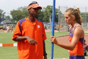 Christy Gasparino and Assistant Coach Mario Wilson
