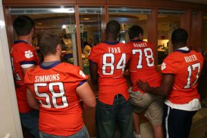 Clemson Football Visits Local Children's Hospital