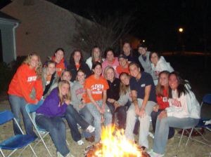 2009 signing class visit 020709 bonfire