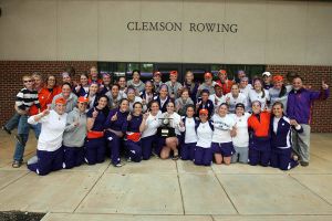 The 2009 ACC Champion Tiger rowing team returned to Clemson on Monday afternoon after winning its first-ever conference title on Monday morning in Oak Ridge, TN.