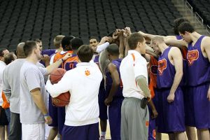 The Tigers held a short practice and press conference at the Sprint Center on Wednesday afternoon in Kansas City.