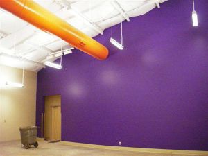 boathouse - ceiling and mural