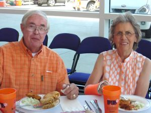 Clemson letterwinners gather at the Letterwinners Room before every home football game.