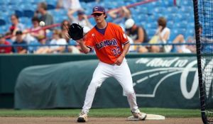 The Tigers practiced at Rosenblatt Stadium on Friday afternoon.