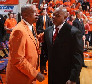 Oliver Purnell and Sidney Lowe