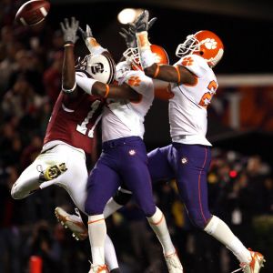 Michael Hamlin and Marcus Gilchrist (Photos courtesy of Mark Crammer and The Orange & White)