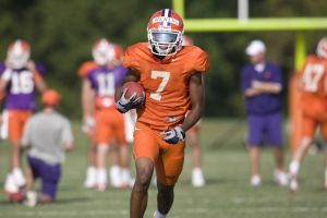The Clemson football team held its fourth day of preseason practice on Friday, August 7.