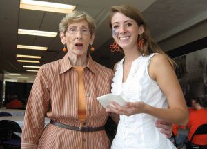 Clemson letterwinners gather at the Letterwinners Room before every home football game.