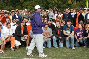 Football Practice With Clemson Students