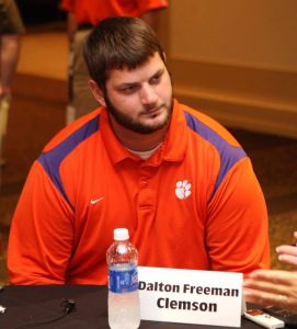 Dalton Freeman and Brandon Thompson represented Clemson at the 2011 ACC Football Kickoff on Sunday in Pinehurst, NC.
