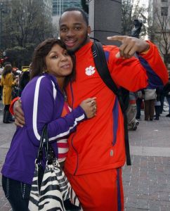 A pep rally was held for Tiger fans at the Marriott City Center in Charlotte on Thursday.