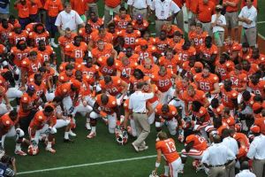 halftime huddle team