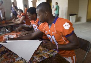 The Clemson football team held its annual Fan Appreciation Day on Sunday, August 23 at Memorial Stadium.